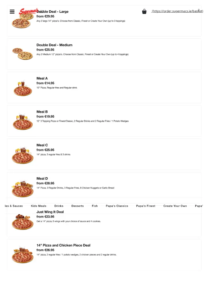 Menu_Supermac's Loughrea_Loughrea_immagine_3