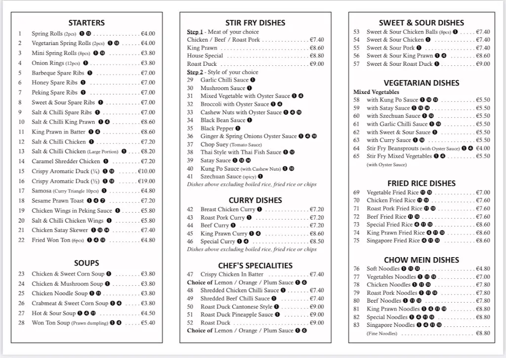 Menu_Stir Fry Shanghai House_Loughrea_image_1