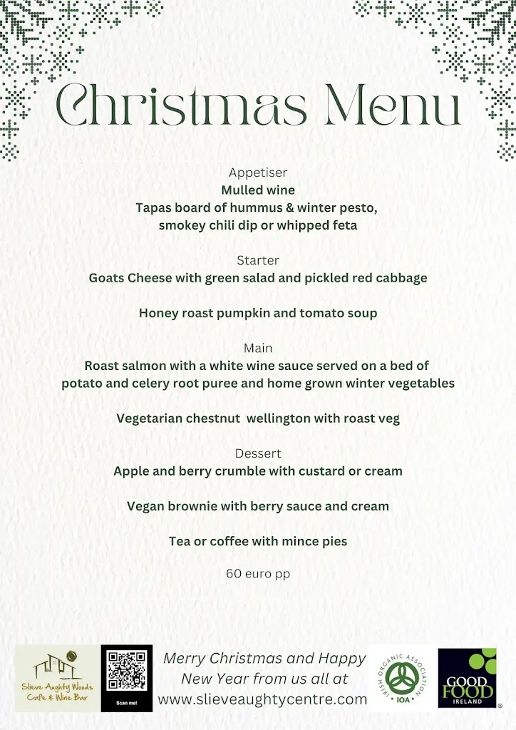 Menu_Slieve Aughty Organic Cafe and Wine Bar_Loughrea_image_1