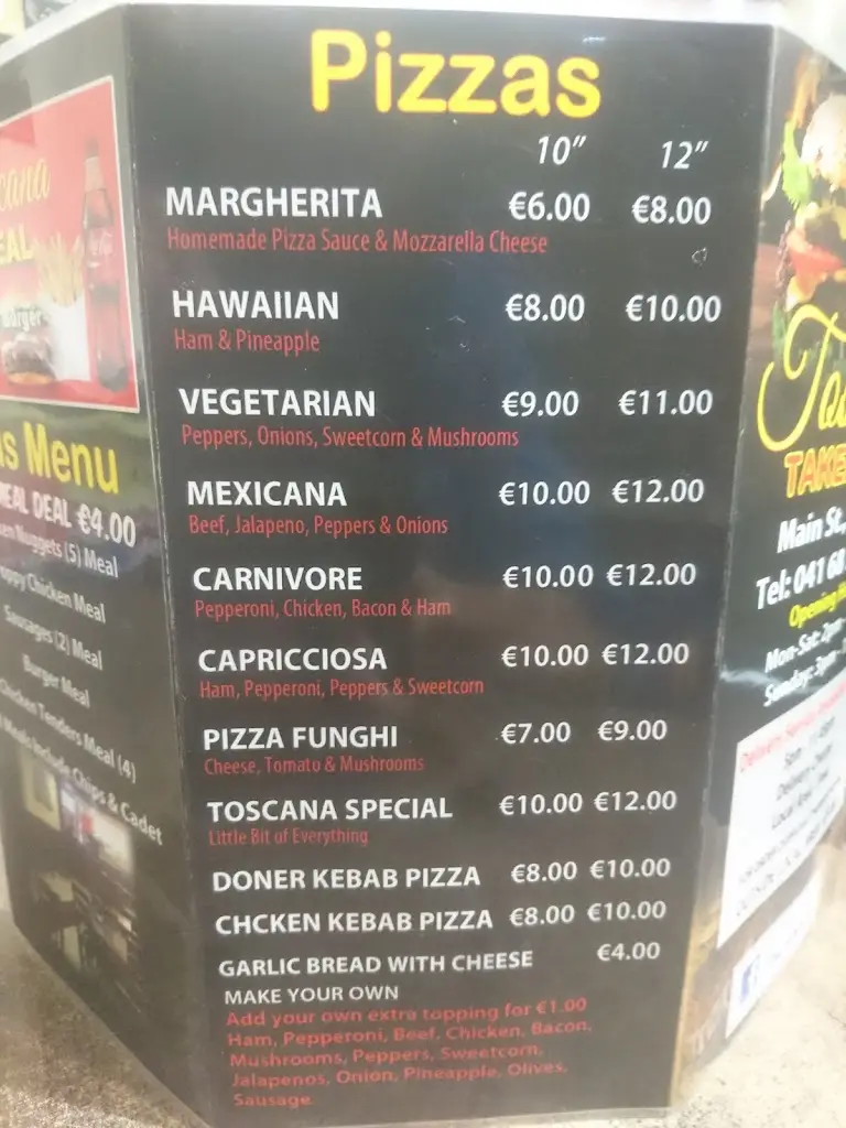 Menu_Toscana Ardee_Ardee_image_1