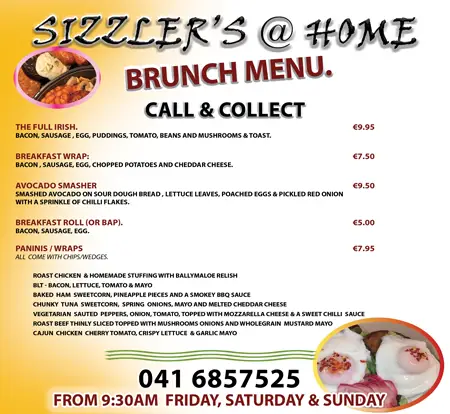 Menu_Sizzlers Cafe_Ardee_immagine_2