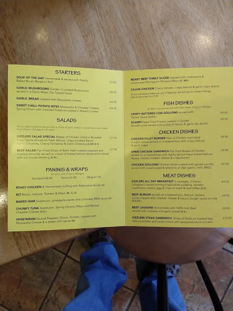Menu_Sizzlers Cafe_Ardee_immagine_3