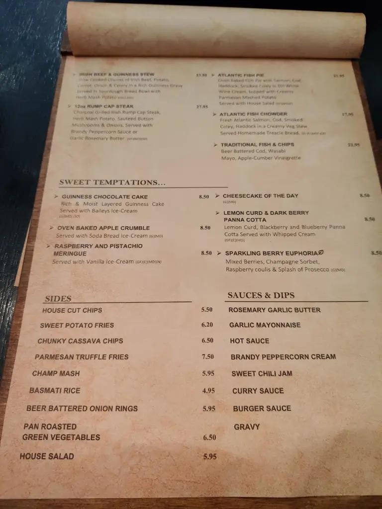 Menu_Rustic Roots Restaurant_Athlone_image_4