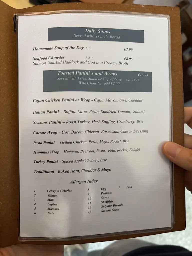 Menu_Loaves and Fishes_Athlone_image_1