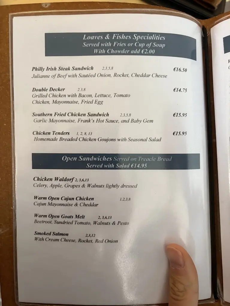 Menu_Loaves and Fishes_Athlone_image_2