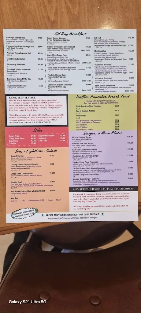 Menu_Beans & Leaves_Athlone_image_1