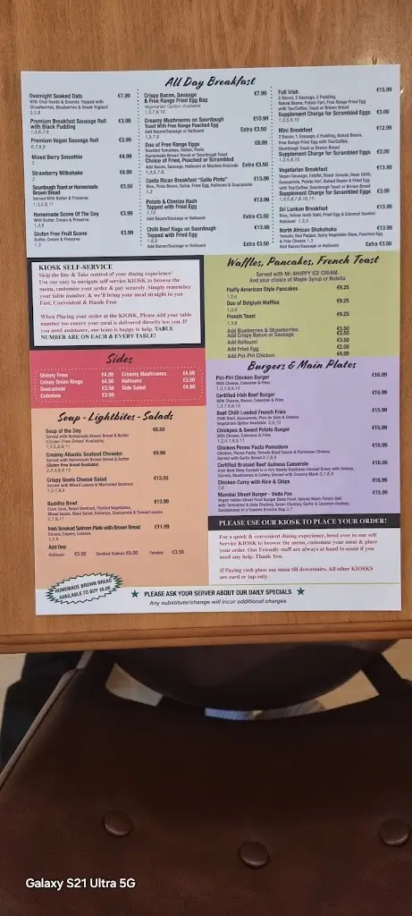 Menu_Beans & Leaves_Athlone_image_4