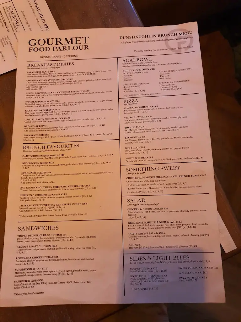 Menu_Gourmet Food Parlour Dunshaughlin_An Mhí_image_3