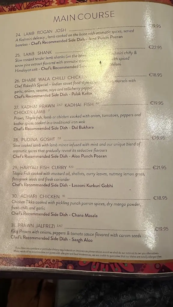 Menu_Cinnamon Garden Restaurant_An Mhí_image_4