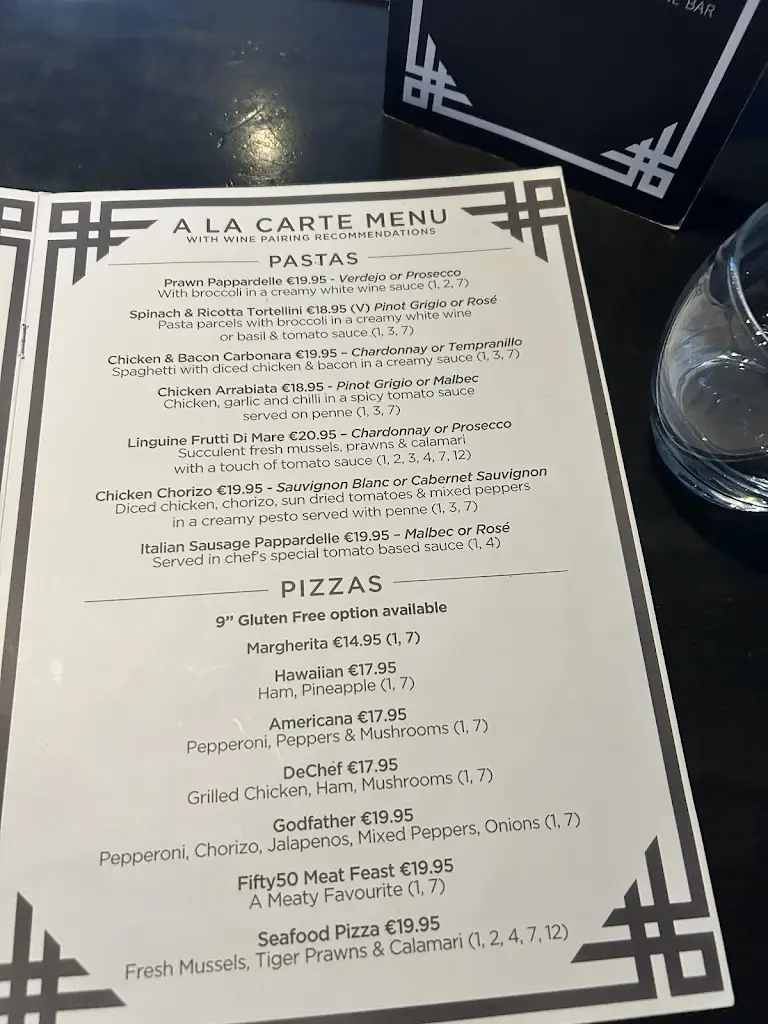 Menu_Fifty50 Ashbourne_An Mhí_image_1