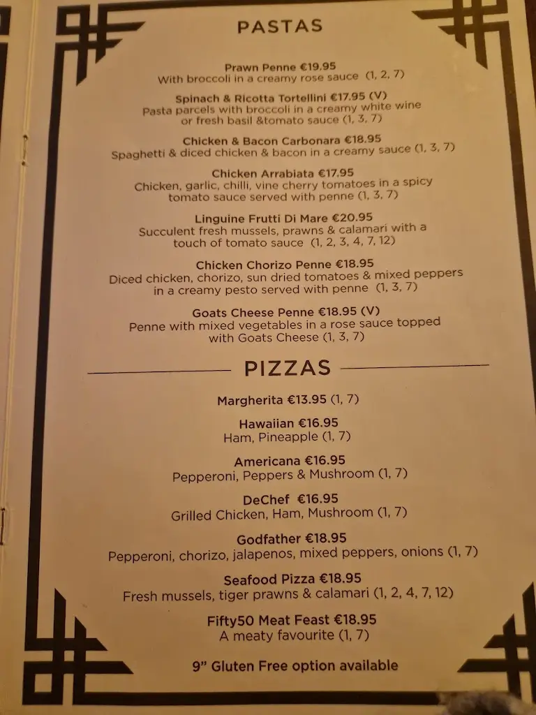 Fifty50 Navan restaurant à An Mhí