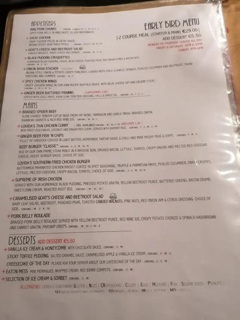 Menu_LUVIDA Restaurant_An Mhí_image_1