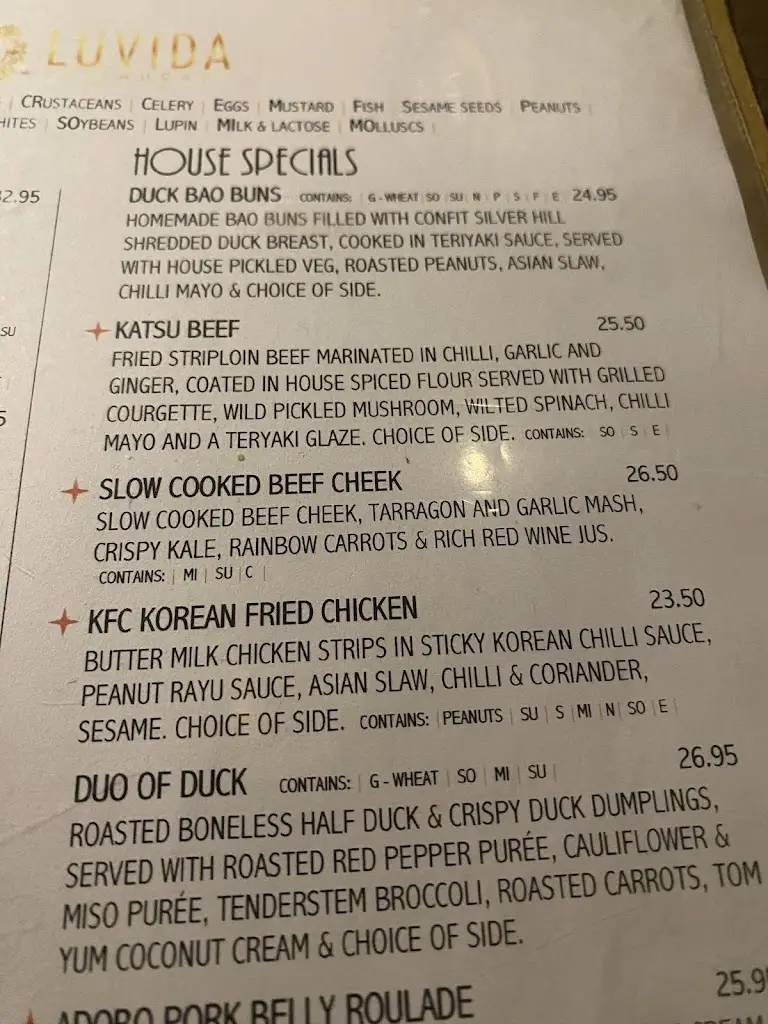 Menu_LUVIDA Restaurant_An Mhí_image_2