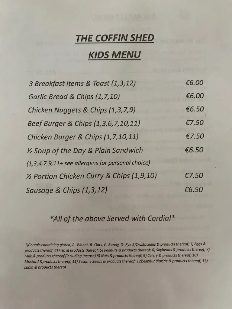 Menu_Coffin Shed_Aughrim_image_3