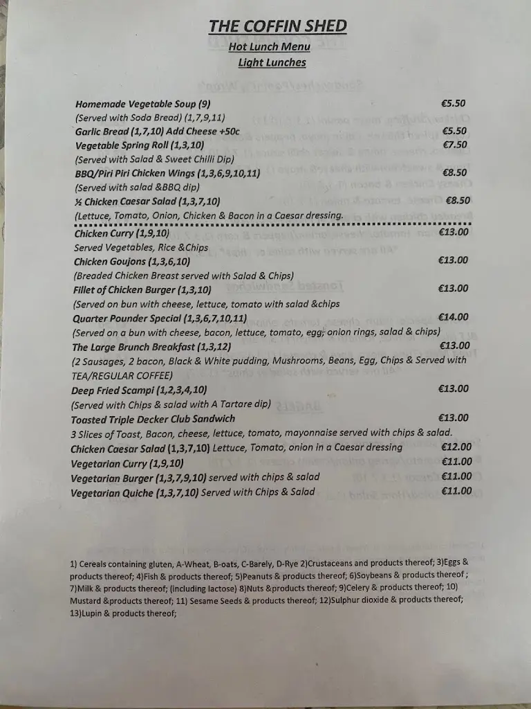 Menu_Coffin Shed_Aughrim_image_4