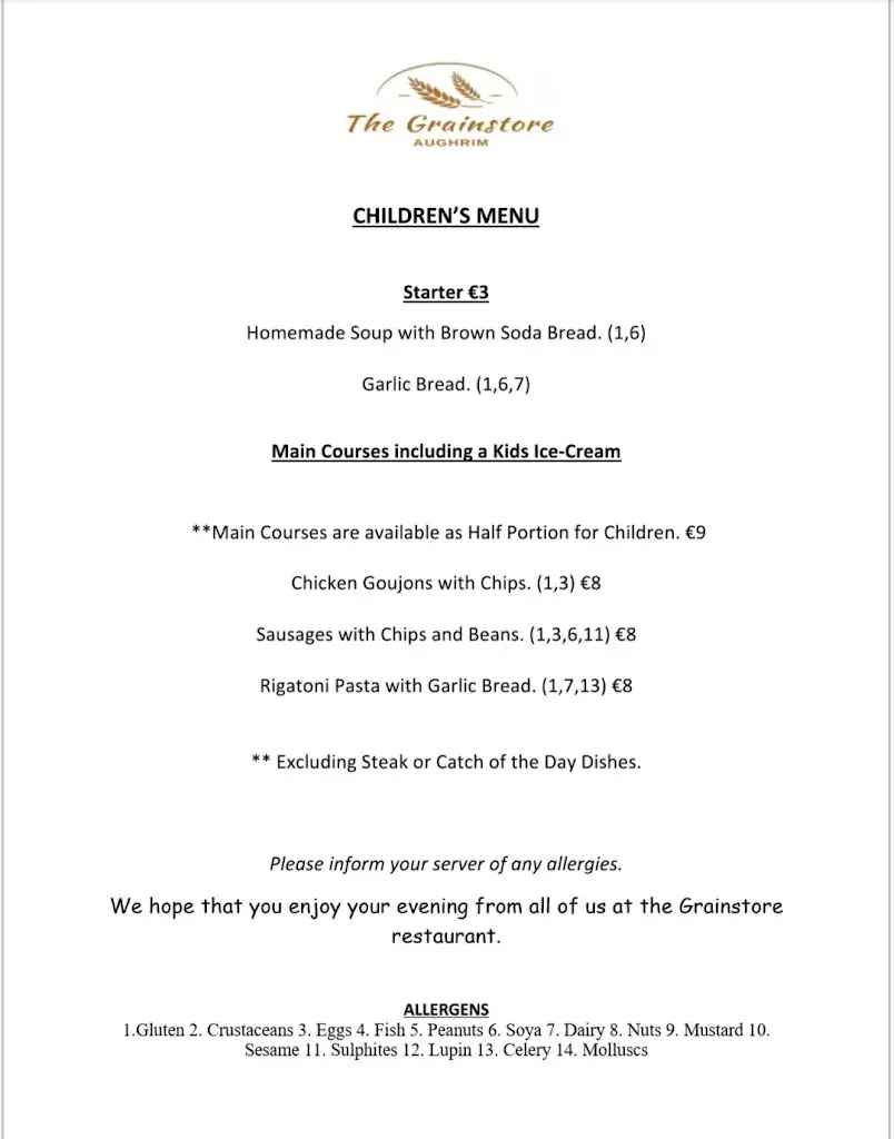 Menu_The Grainstore Restaurant_Aughrim_image_4