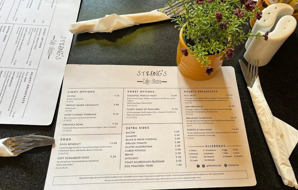 Menu_Strong's Cafe Bistro_Athgarvan_image_1