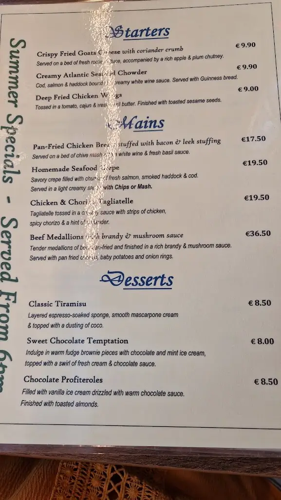 Menu_Molly Fulton's Bar_Collooney_imagen_2