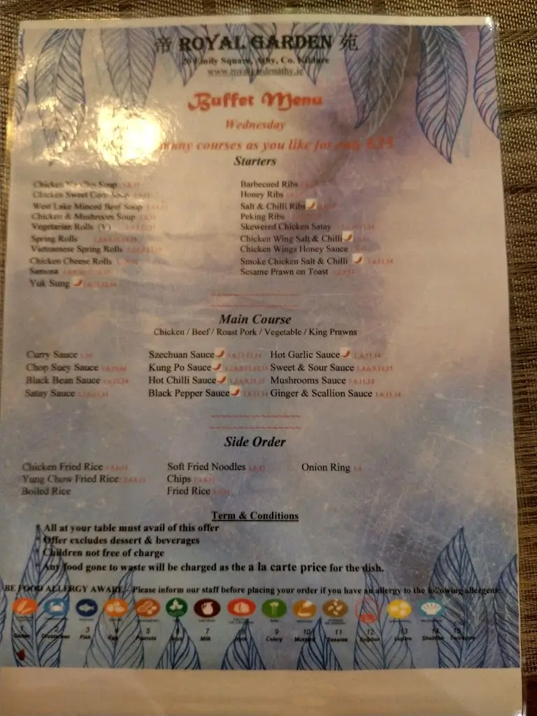 Menu_Royal Garden Cantonese Restaurant & Takeaway_Athy_image_4