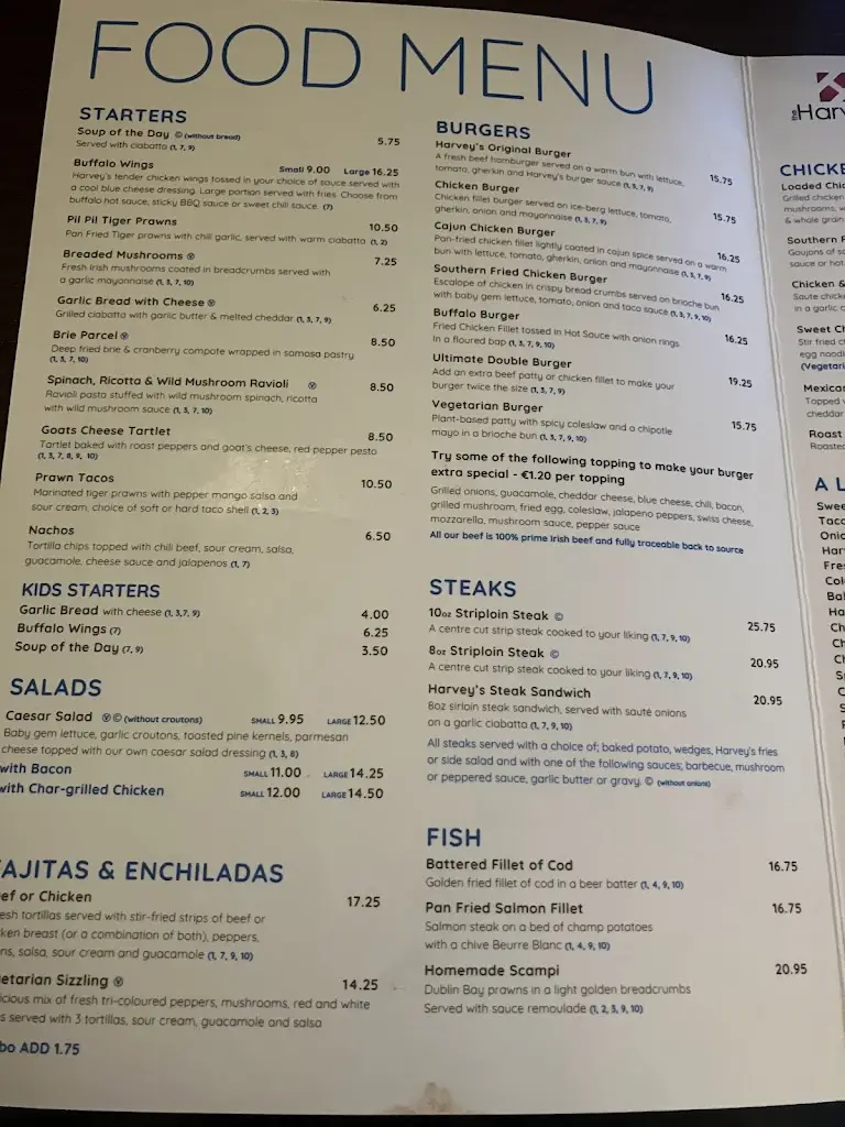 Menu_The Harvest_Balbriggan_image_2