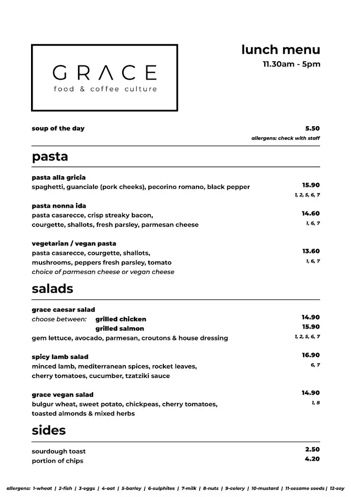 Menu_Grace Food & Coffee Culture_An Iarmhí_imagen_2
