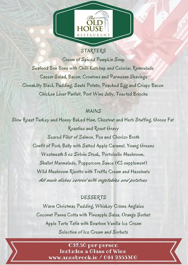 Menu_Old House Restaurant_An Iarmhí_image_1