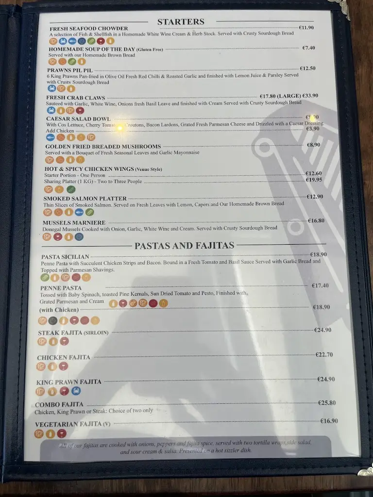 Menu_The Venue Bar and Restaurant_Collooney_image_1