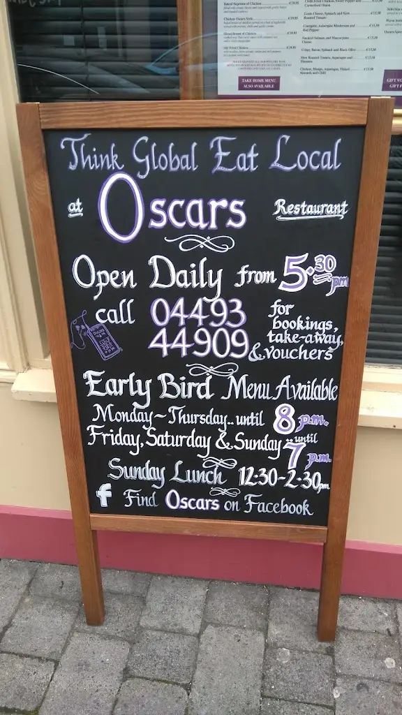 Menü_Oscar's Restaurant & Out Back_An Iarmhí_Bild_4