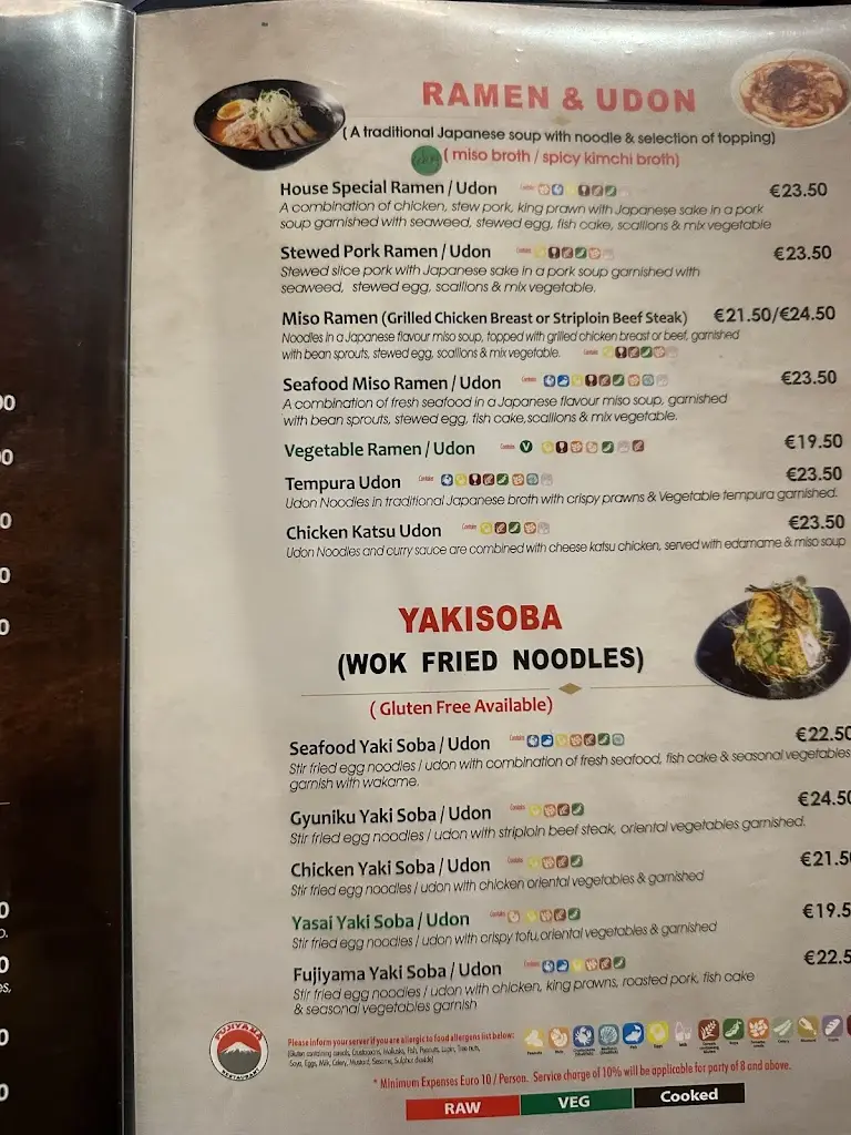 Menü_Fujiyama Dundrum Town Centre_Balally_Bild_2