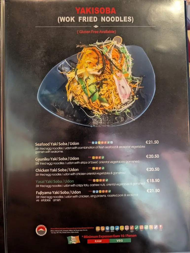 Menü_Fujiyama Dundrum Town Centre_Balally_Bild_3