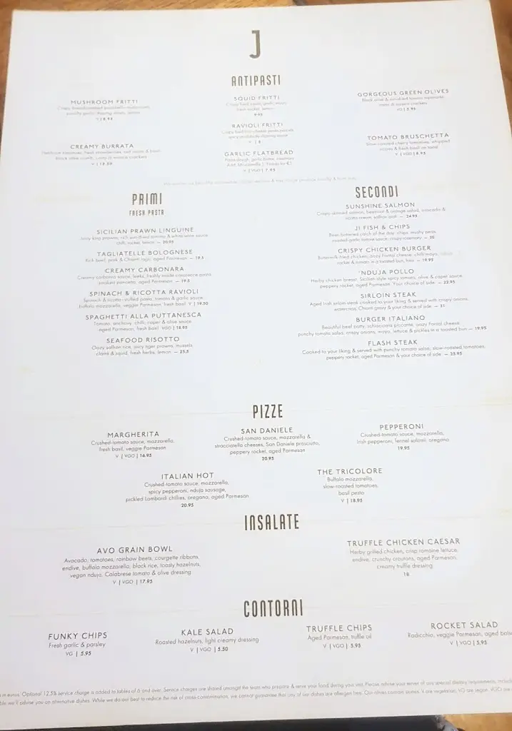 Menu_Jamie's Italian_Balally_image_2