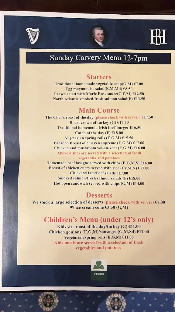 Menu_Beaumont House_Beaumont_image_1