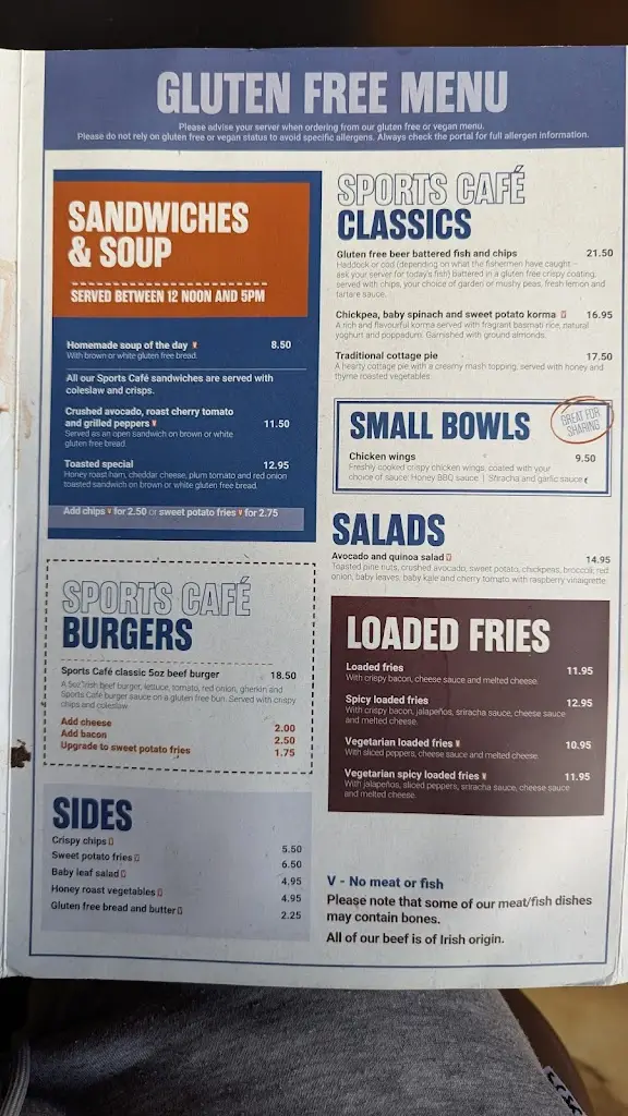 Menu_Sports Café_Ballymahon_image_1