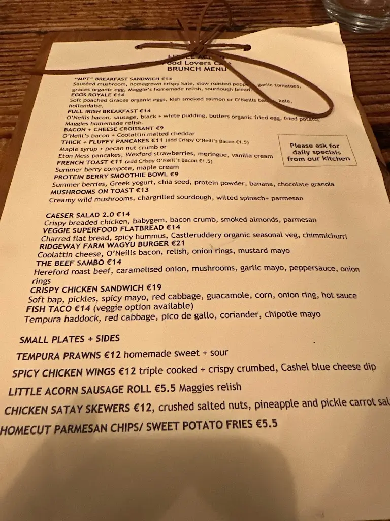 Menu_Little Acorn Cafe_Baltinglass_image_2