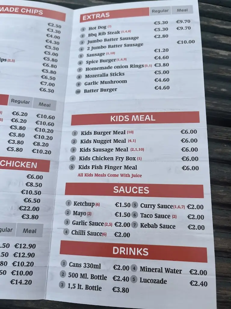 Menü_Mr Chips Baltinglass_Baltinglass_Bild_1