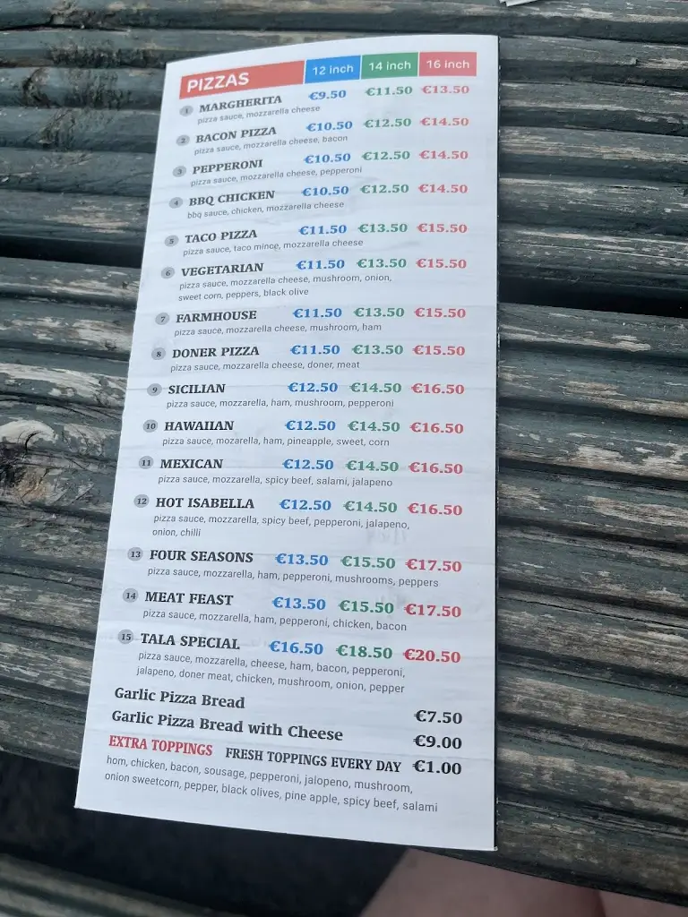 Menü_Mr Chips Baltinglass_Baltinglass_Bild_3