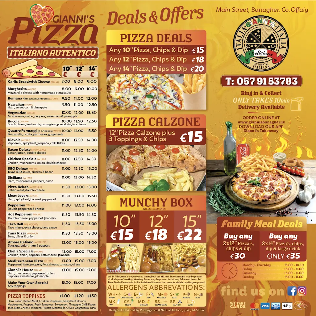 Menu_Giannis Take Away_Banagher_image_1