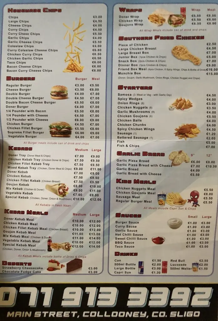 Menu_Superfast Food_Collooney_image_1