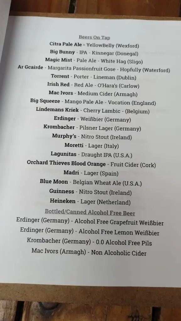 Menu_Simon Lambert & Sons_Ballygerry_image_2