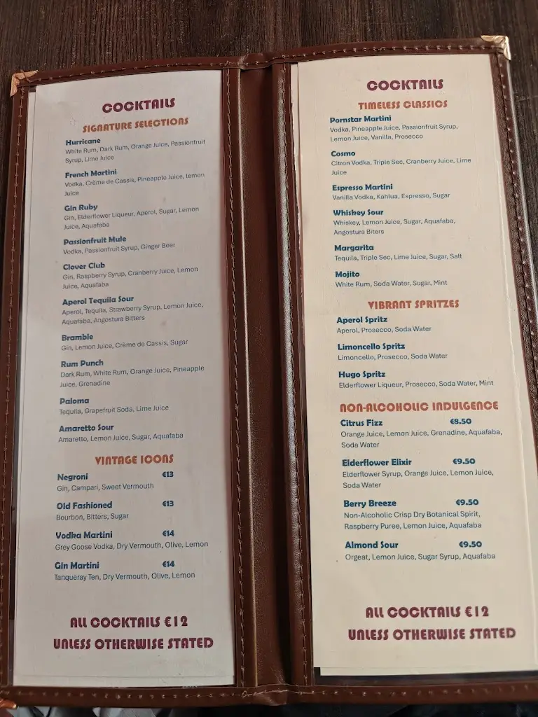 Menu_The Old Granary Restaurant_Ballygerry_image_1