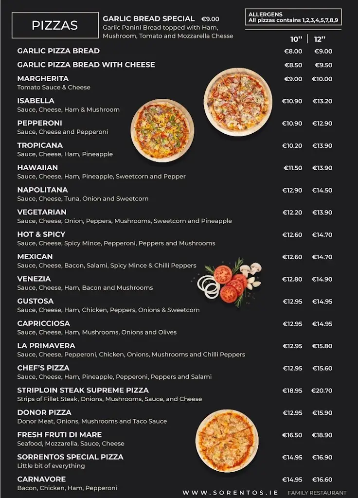 Menu_Sorrento’s_Bunclody_image_4