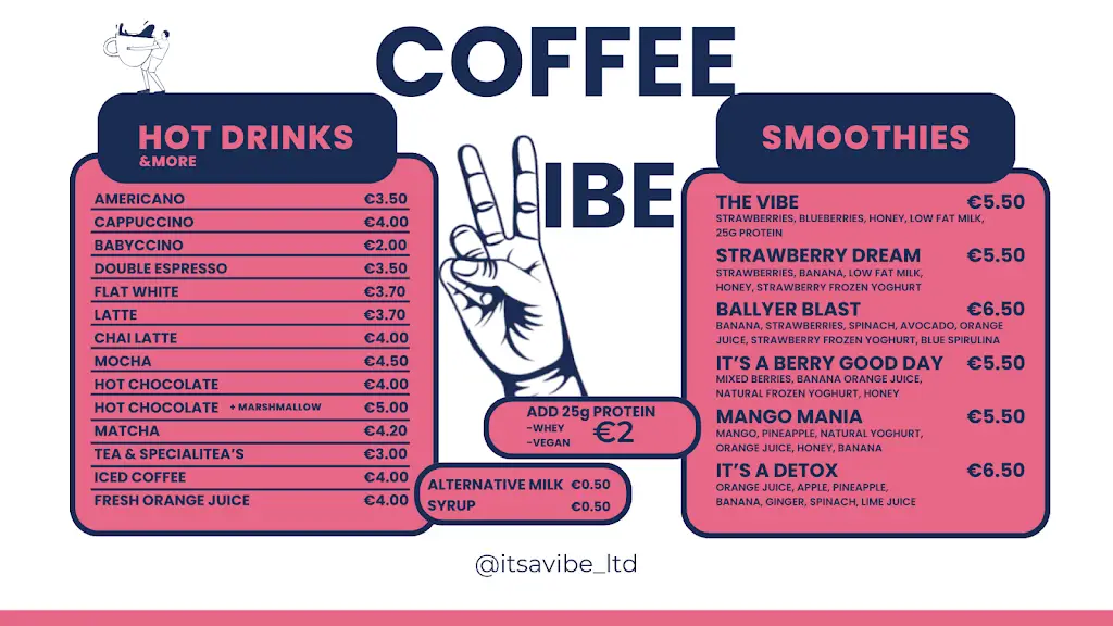 Menu_It's a Vibe_Ballyfermot_image_1