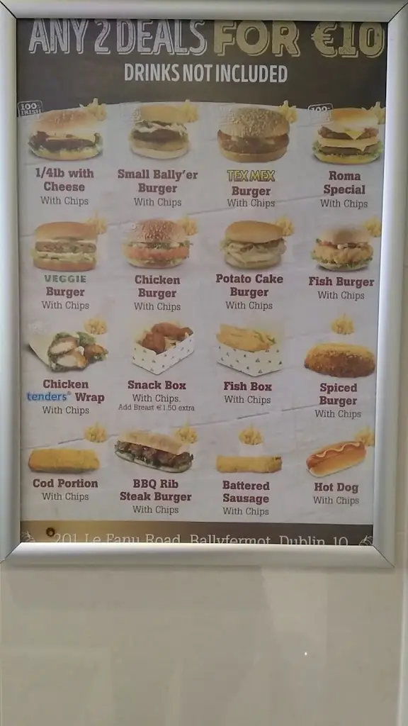Menu_The Roma Take Away Ballyfermot_Ballyfermot_image_3