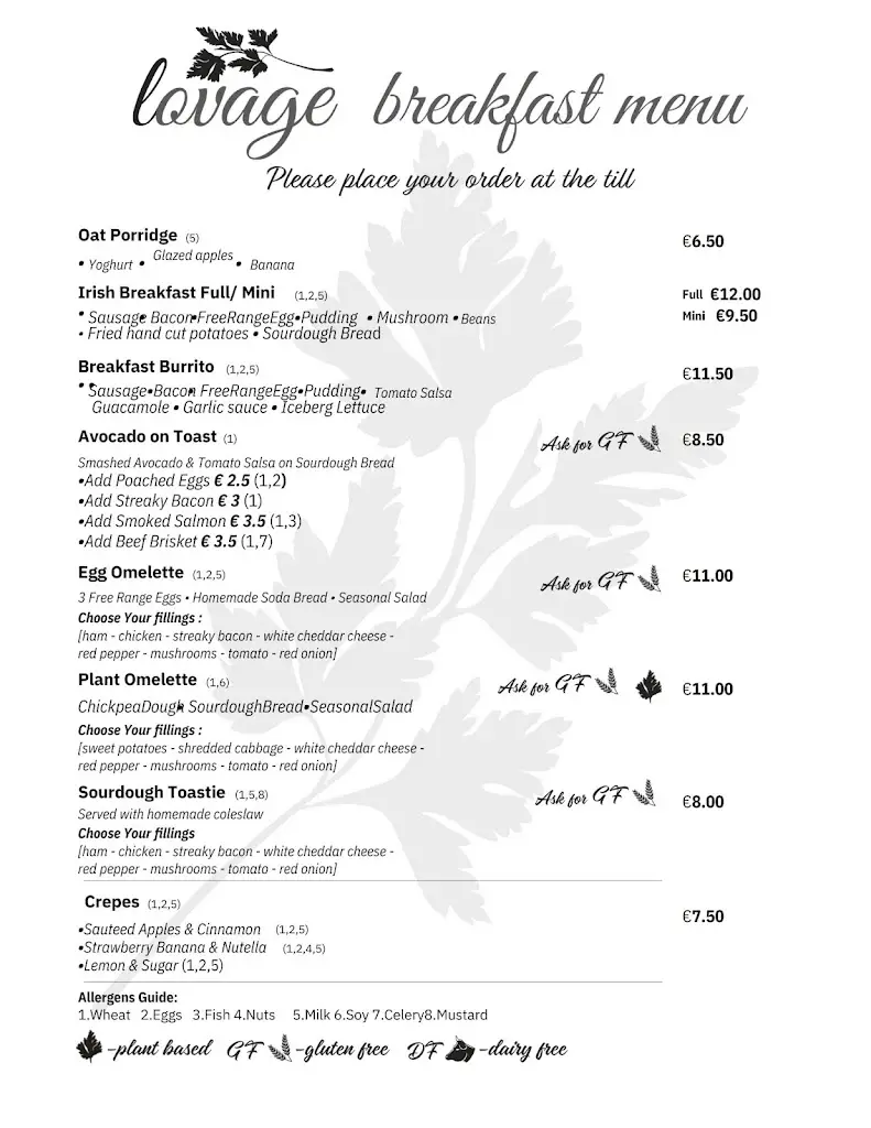 Menu_Lovage at the Gate Lodge Cafe_Boyle_image_3