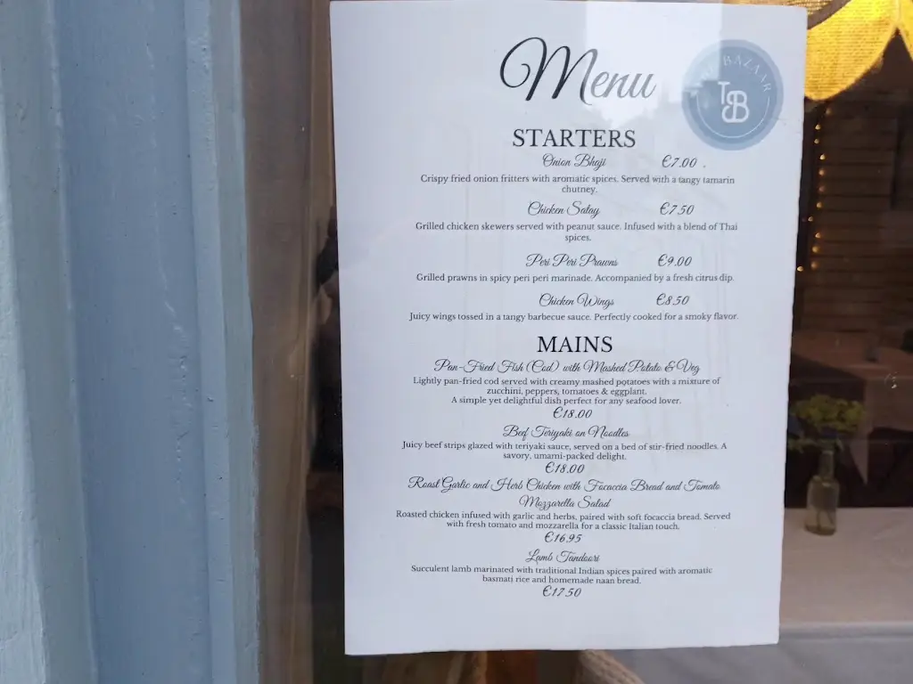 Menü_The Bazaar_Boyle_Bild_2