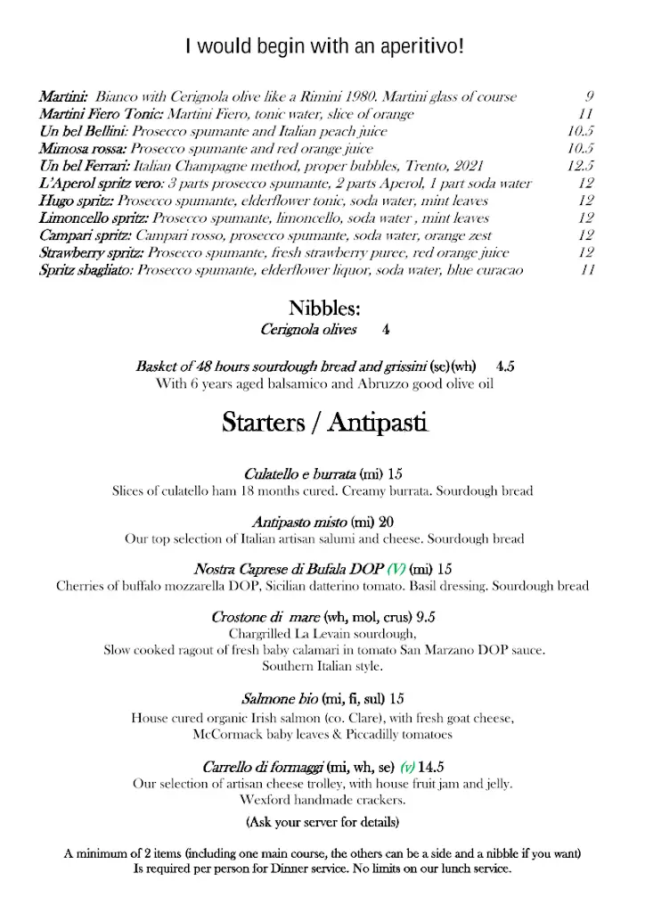 Menu_Bar Italia Ristorante_Bayside_image_3