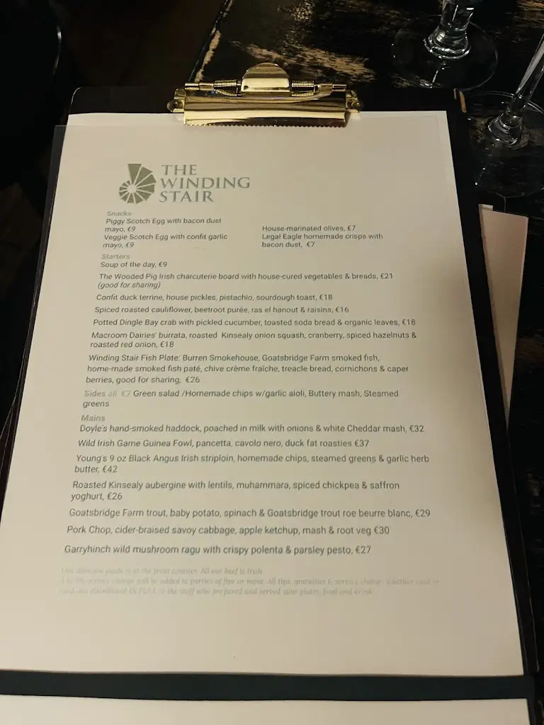 Menu_The Winding Stair_Bayside_image_2