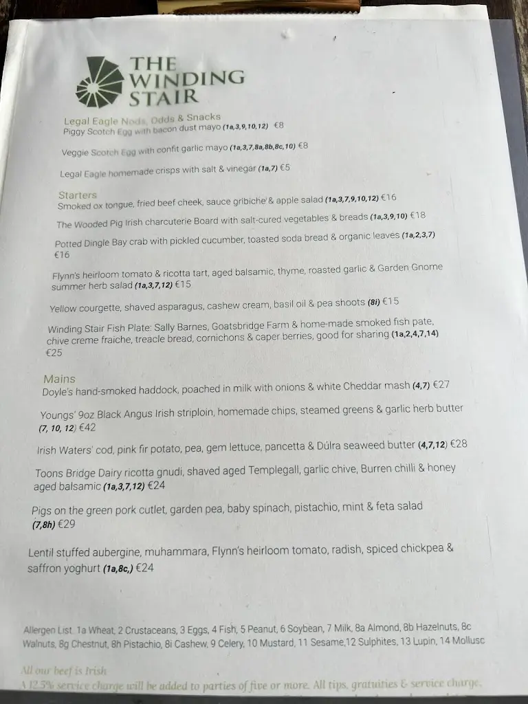 Menu_The Winding Stair_Bayside_image_4