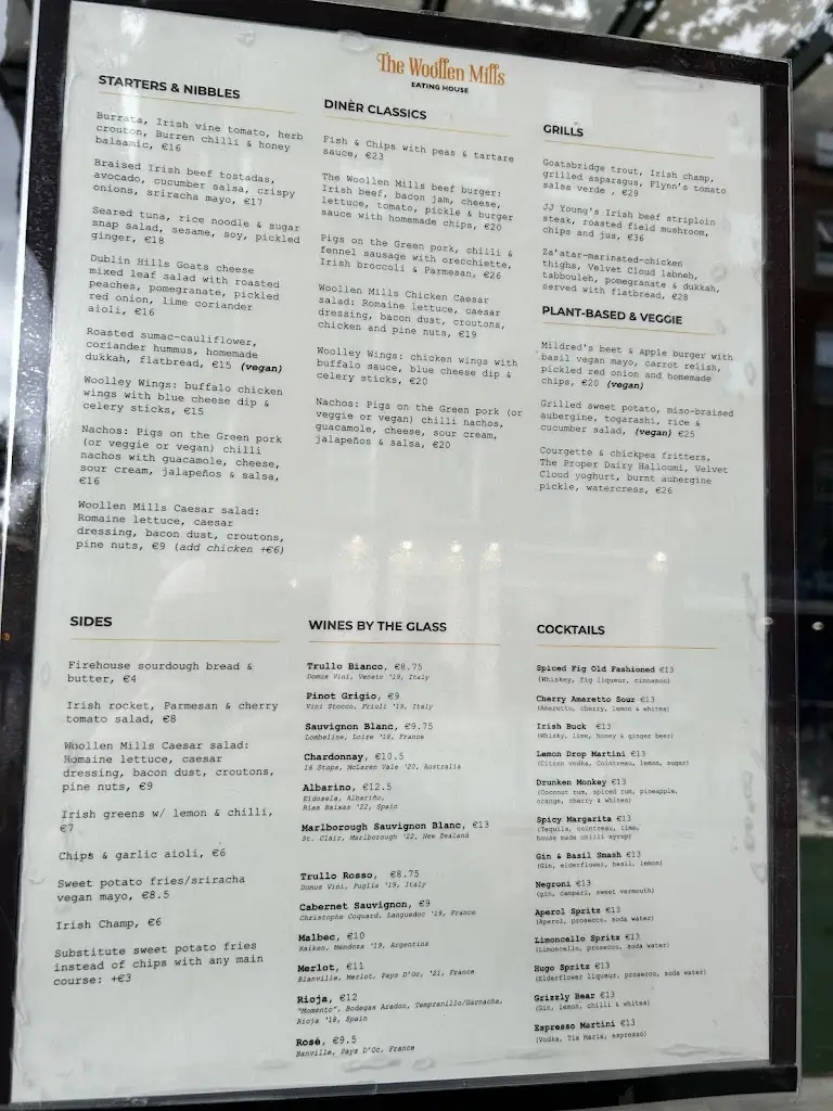 Menu_The Woollen Mills_Bayside_image_4