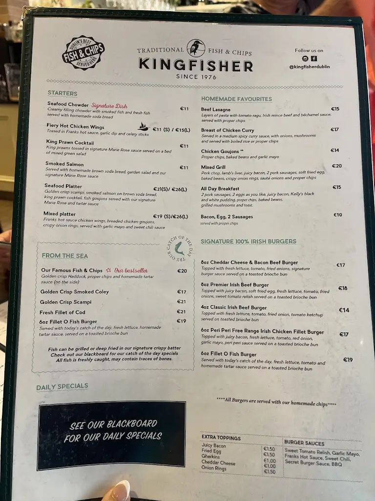 Menu_Kingfisher Restaurant & Townhouse_Bayside_image_1